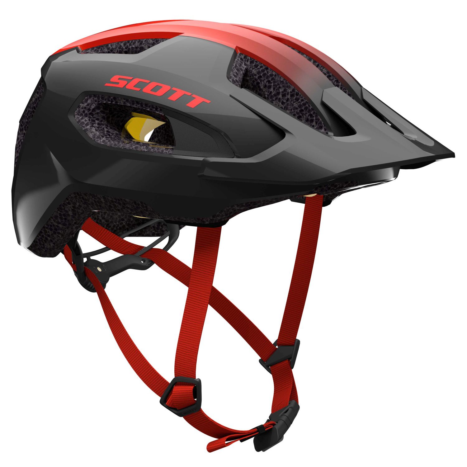 Casco Scott Supra Plus Negro/Rojo